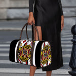 Queen Of Diamonds Playing Card Print Duffle Bag