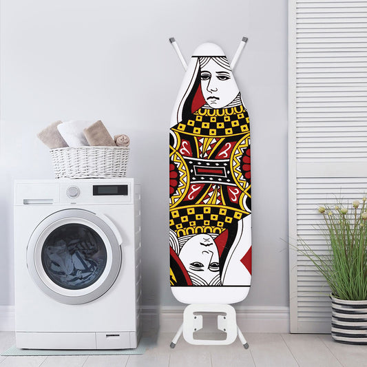 Queen Of Diamonds Playing Card Print Ironing Board Cover