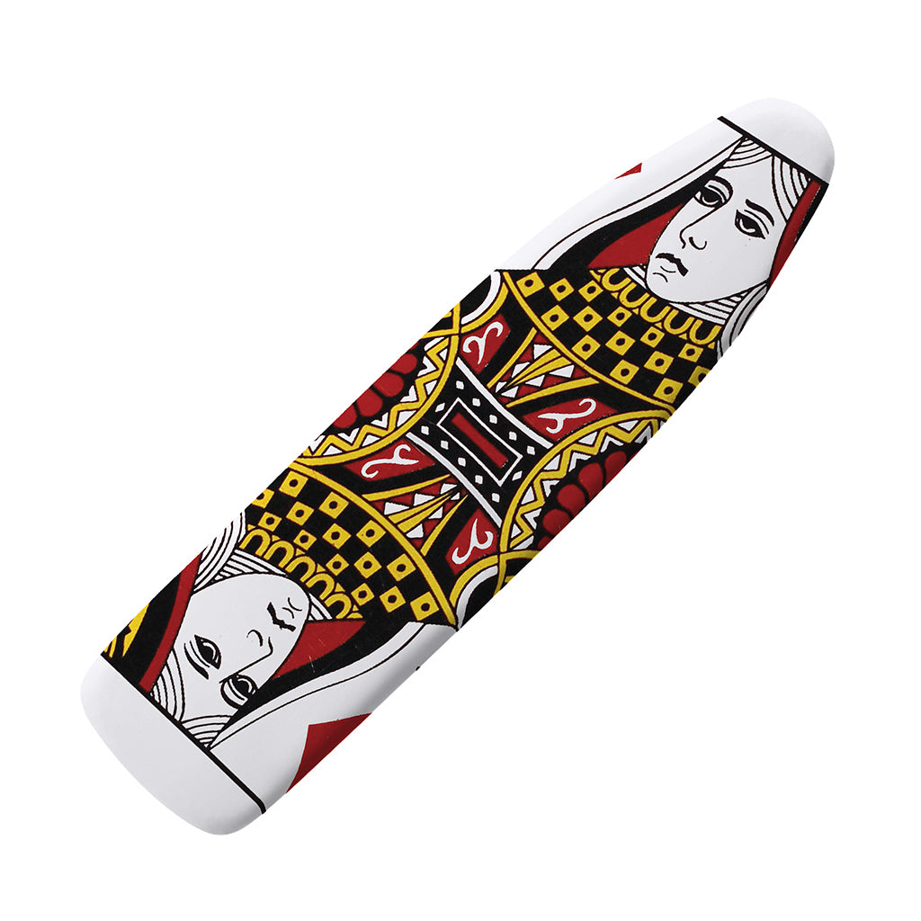 Queen Of Diamonds Playing Card Print Ironing Board Cover