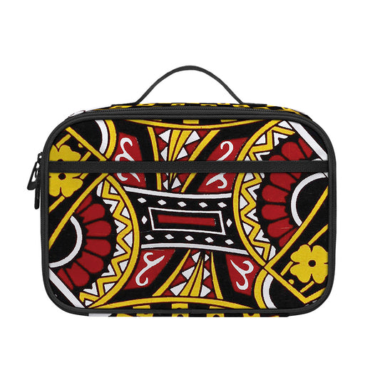 Queen Of Diamonds Playing Card Print Portable Lunch Bag