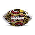 Queen Of Diamonds Playing Card Print Rugby Ball