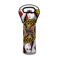 Queen Of Diamonds Playing Card Print Single Neoprene Wine Tote