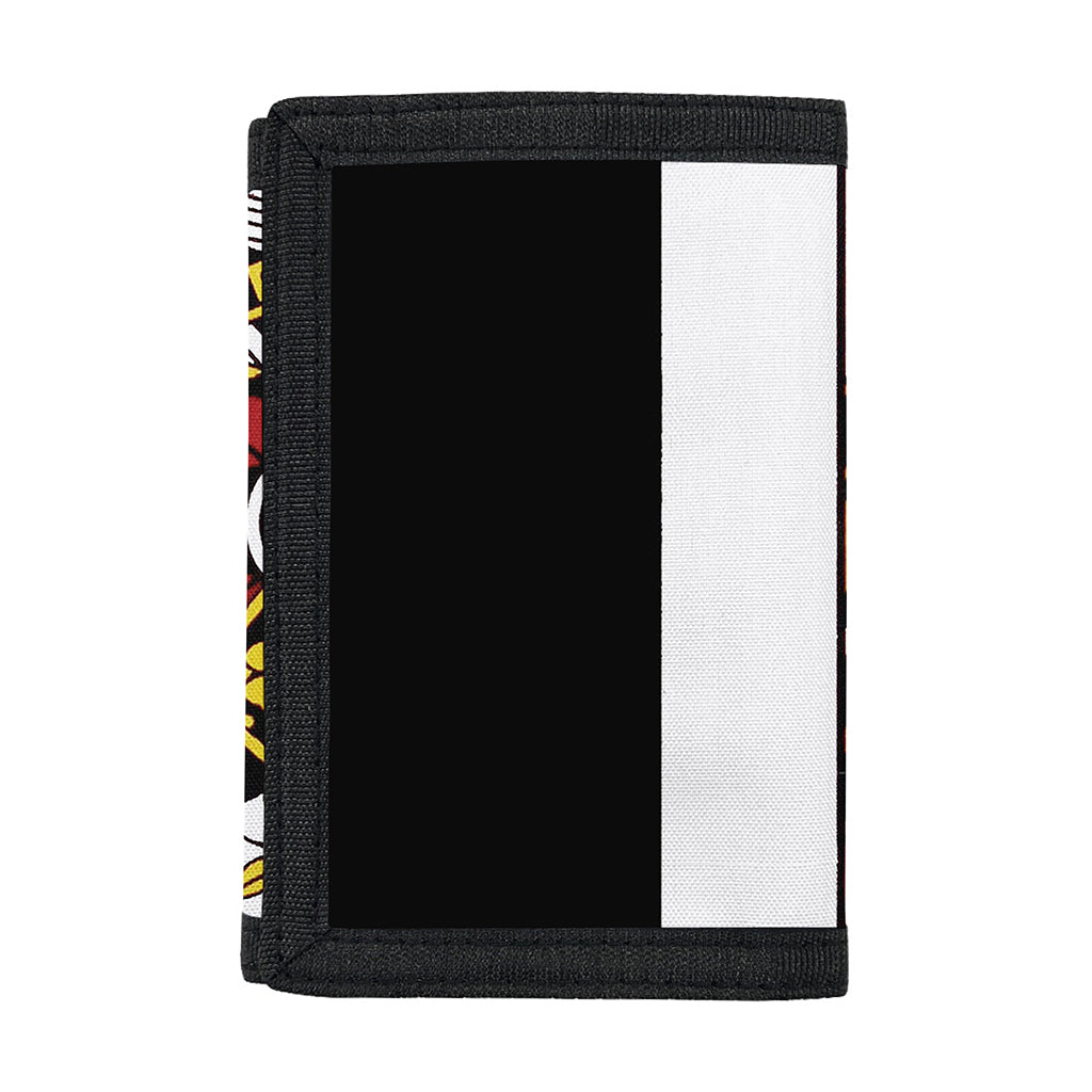 Queen Of Diamonds Playing Card Print Trifold Wallet