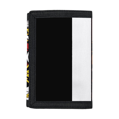 Queen Of Diamonds Playing Card Print Trifold Wallet