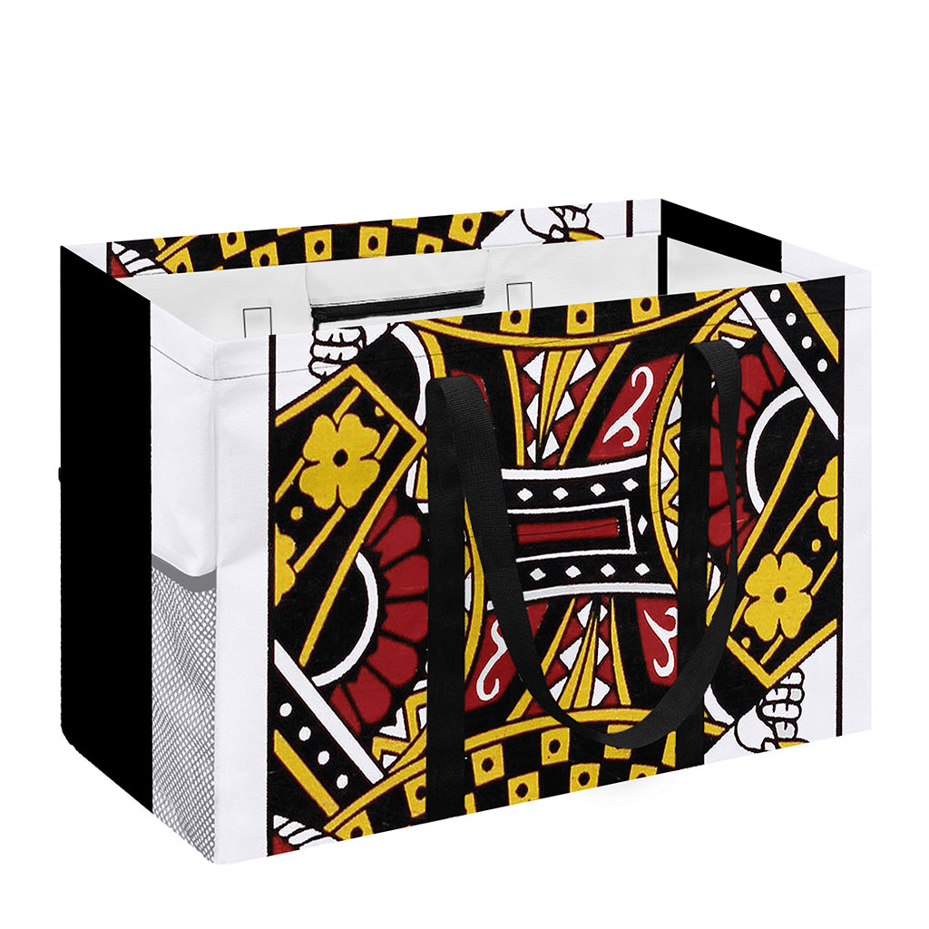 Queen Of Diamonds Playing Card Print Utility Tote Bag