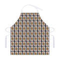 Queen Of Hearts Pattern Print Adjustable Apron