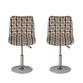 Queen Of Hearts Pattern Print Bar Stool Covers