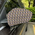 Queen Of Hearts Pattern Print Car Side Mirror Covers