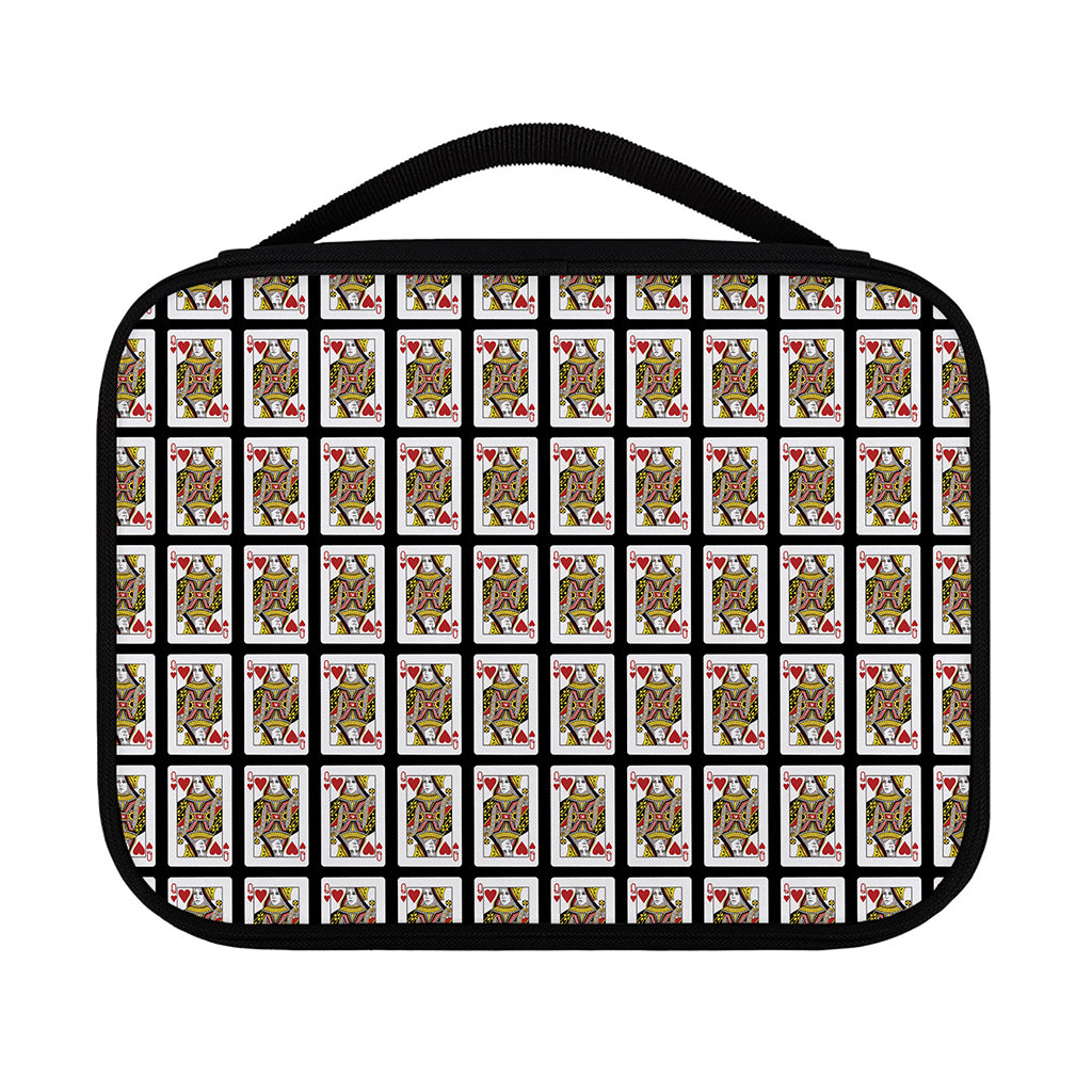 Queen Of Hearts Pattern Print Classic Bible Case