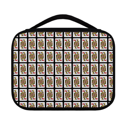 Queen Of Hearts Pattern Print Classic Bible Case
