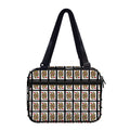 Queen Of Hearts Pattern Print Double Strap Bible Bag