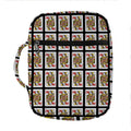 Queen Of Hearts Pattern Print Front Pocket Bible Bag