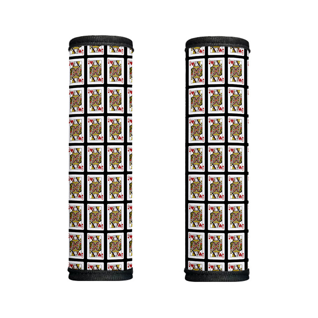 Queen Of Hearts Pattern Print Handle Covers