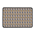 Queen Of Hearts Pattern Print Kitchen Mat