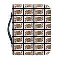 Queen Of Hearts Pattern Print Leather Bible Cover