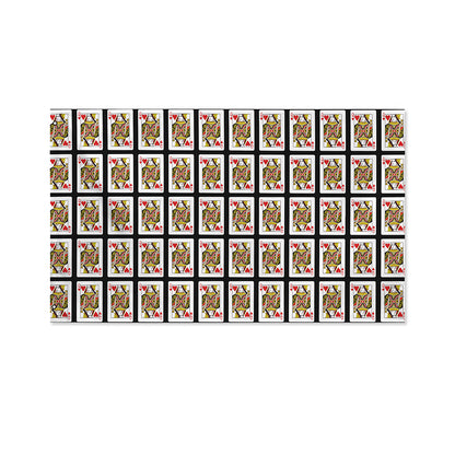 Queen Of Hearts Pattern Print Polyester Flag