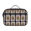 Queen Of Hearts Pattern Print Portable Lunch Bag