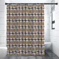 Queen Of Hearts Pattern Print Shower Curtain