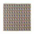 Queen Of Hearts Pattern Print Silk Bandana