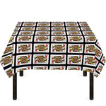 Queen Of Hearts Pattern Print Tablecloth