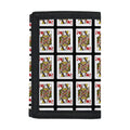 Queen Of Hearts Pattern Print Trifold Wallet
