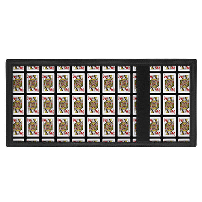 Queen Of Hearts Pattern Print Trifold Wallet