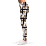 Queen Of Hearts Pattern Print Women's Leggings
