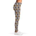 Queen Of Hearts Pattern Print Women's Leggings