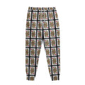 Queen Of Hearts Pattern Print Sweatpants