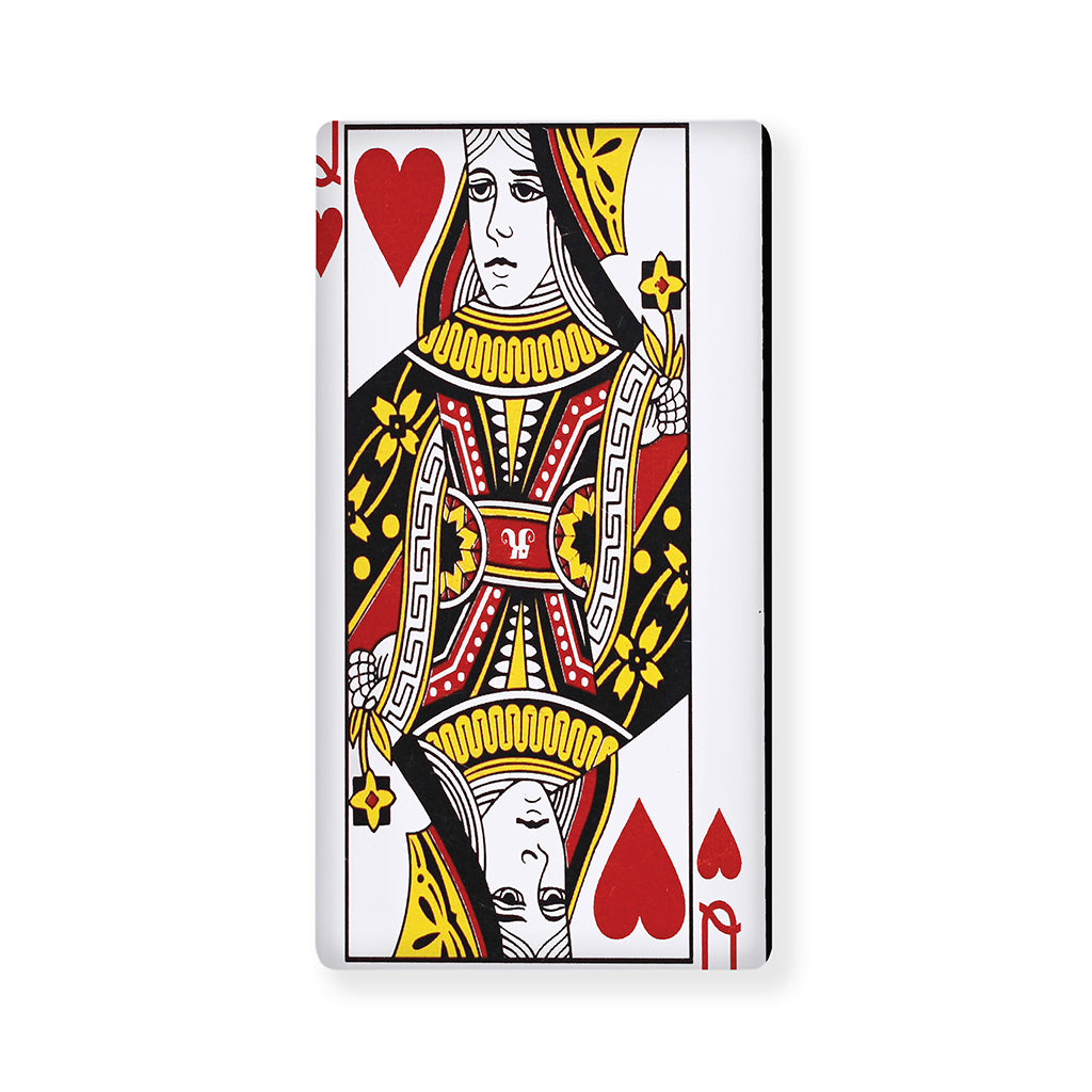 Queen Of Hearts Playing Card Print Baby Crib Sheet