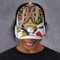 Queen Of Hearts Playing Card Print Baseball Cap