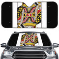 Queen Of Hearts Playing Card Print Car Windshield Sun Shade