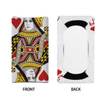 Queen Of Hearts Playing Card Print Changing Pad Cover
