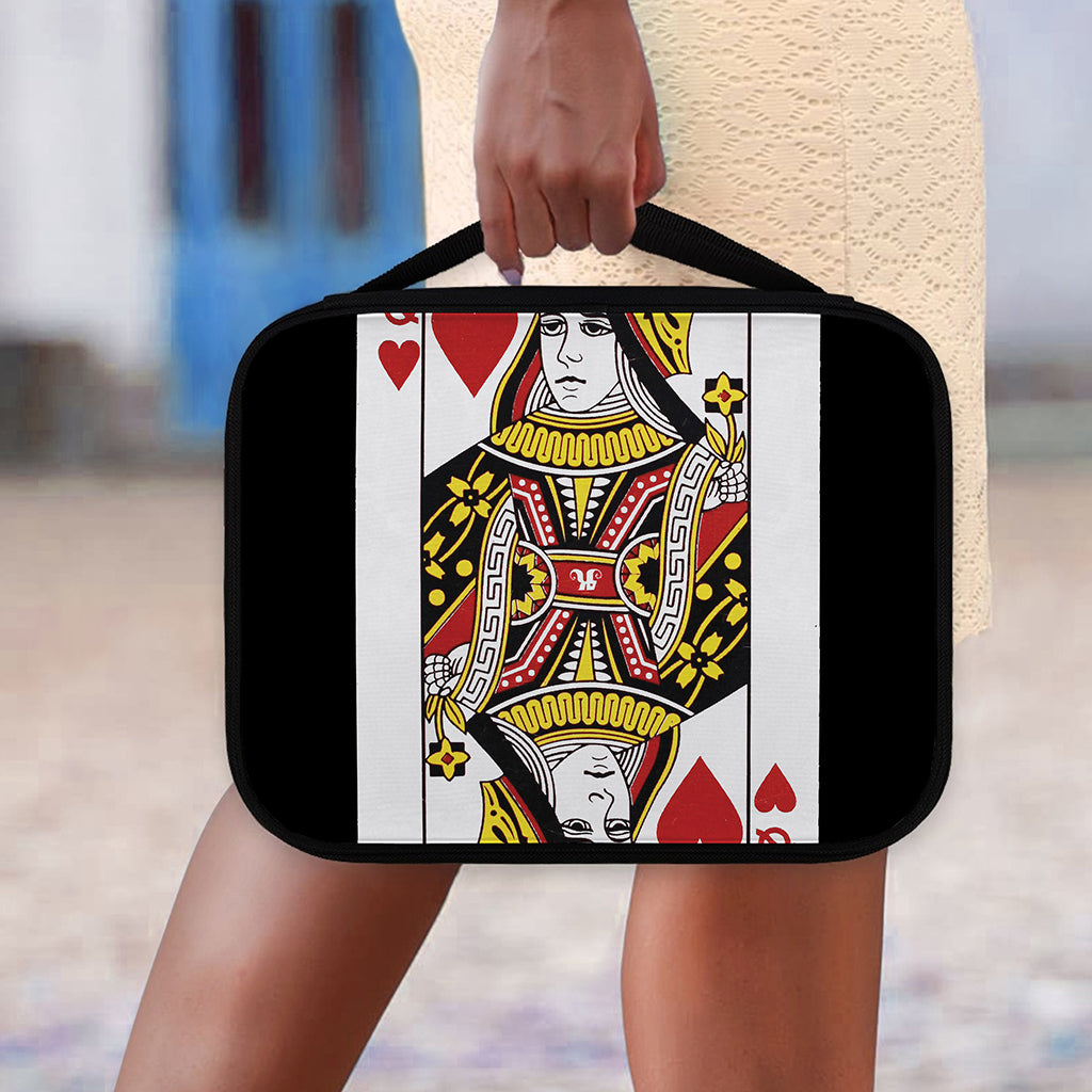 Queen Of Hearts Playing Card Print Classic Bible Case