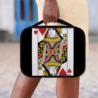 Queen Of Hearts Playing Card Print Classic Bible Case