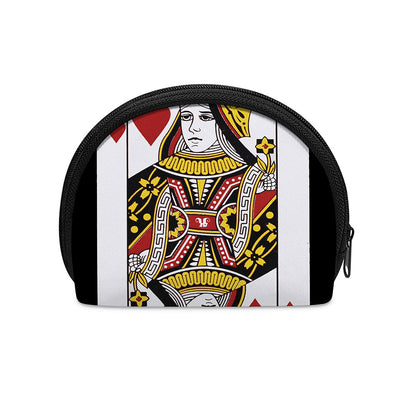 Queen Of Hearts Playing Card Print Coin Purse
