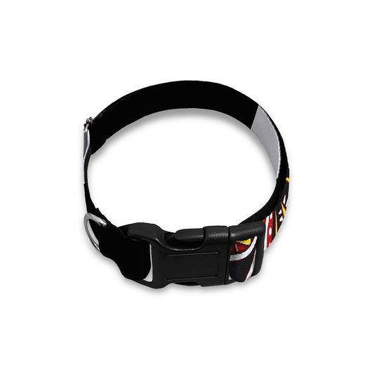 Queen Of Hearts Playing Card Print Dog Collar