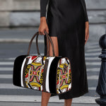 Queen Of Hearts Playing Card Print Duffle Bag