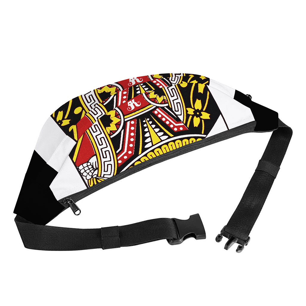 Queen Of Hearts Playing Card Print Fanny Pack