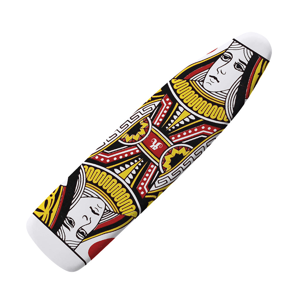 Queen Of Hearts Playing Card Print Ironing Board Cover