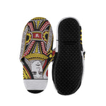 Queen Of Hearts Playing Card Print Slippers