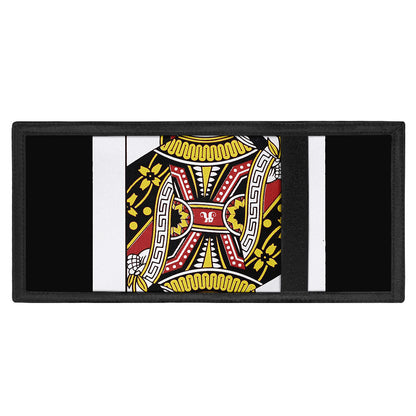 Queen Of Hearts Playing Card Print Trifold Wallet