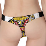 Queen Of Hearts Playing Card Print Women's Thong