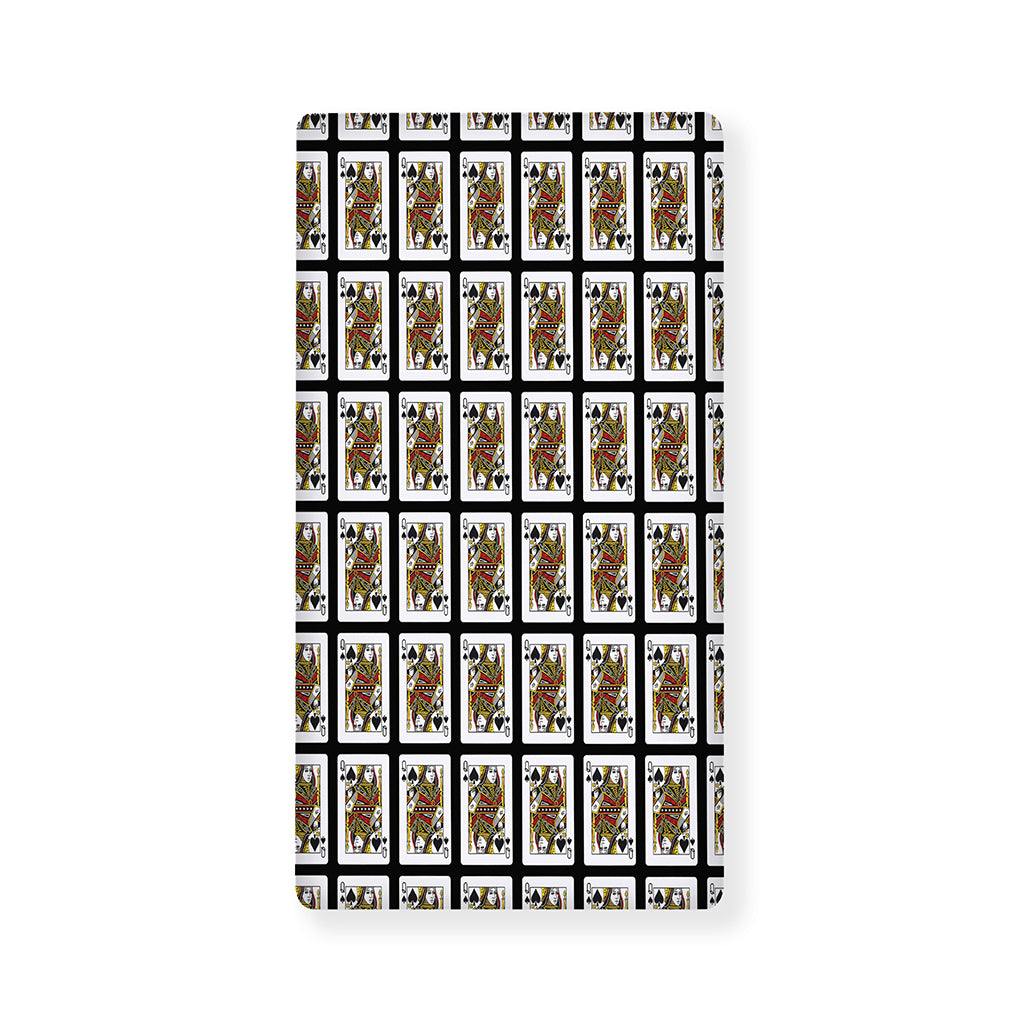 Queen Of Spades Pattern Print Baby Crib Sheet