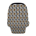 Queen Of Spades Pattern Print Baby Seat Cover