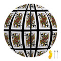 Queen Of Spades Pattern Print Basketball