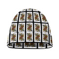 Queen Of Spades Pattern Print Beanie