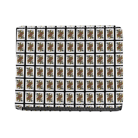 Queen Of Spades Pattern Print Bifold Wallet