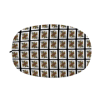 Queen Of Spades Pattern Print Car Side Mirror Covers