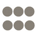 Queen Of Spades Pattern Print Coaster Set
